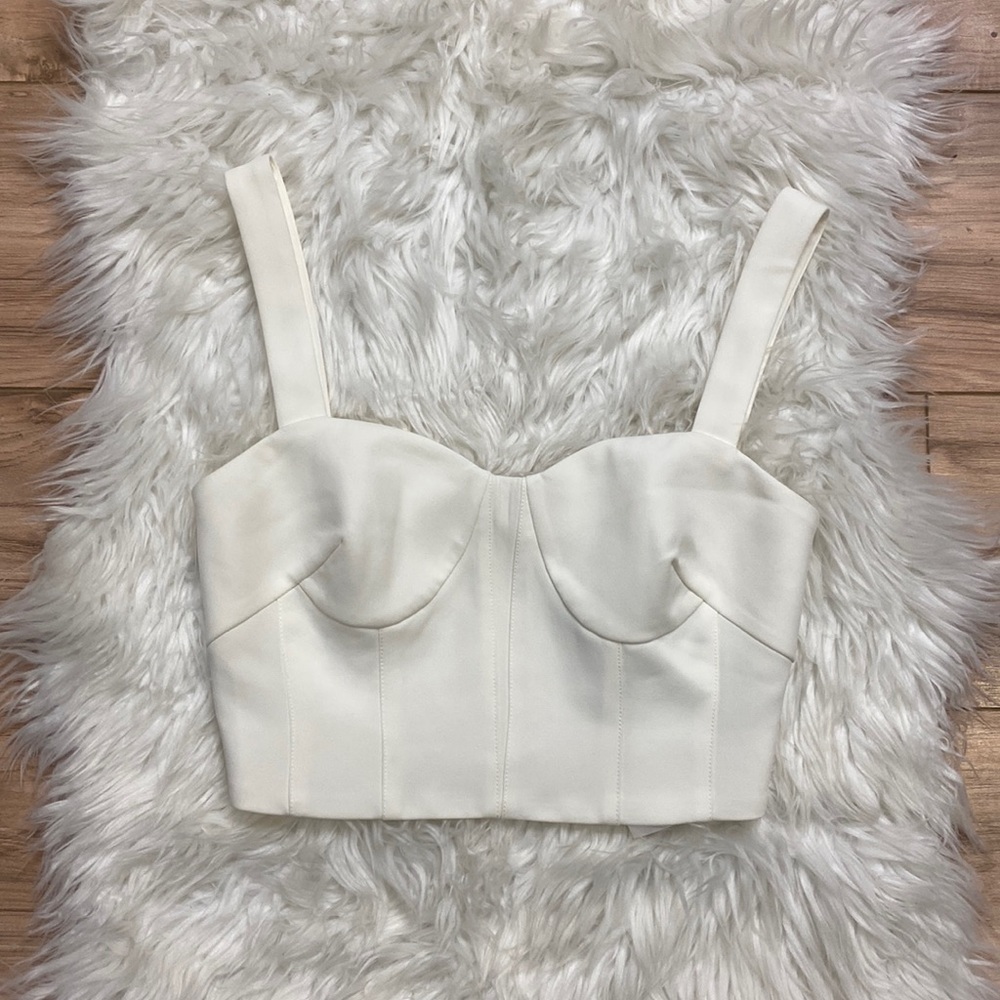 Karen Millen Bustier Crop Top